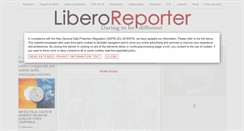 Desktop Screenshot of liberoreporter.it
